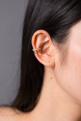 Zircon Double-Layered Single Cuff Earring king-general-store-5710.myshopify.com