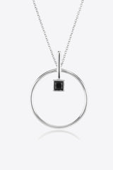 Black Zircon 925 Sterling Silver Necklace king-general-store-5710.myshopify.com