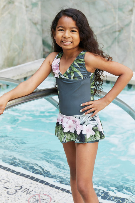 Marina West Swim Clear Waters Swim Dress in Aloha Forest king-general-store-5710.myshopify.com