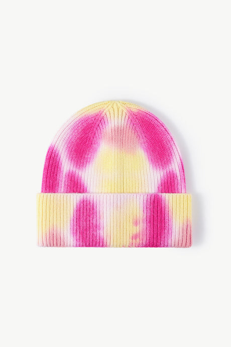 Tie-Dye Cuffed Knit Beanie king-general-store-5710.myshopify.com