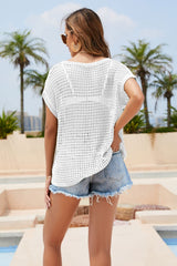 Round Neck Openwork Cover Up king-general-store-5710.myshopify.com