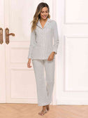 Collared Neck Loungewear Set with Pocket king-general-store-5710.myshopify.com