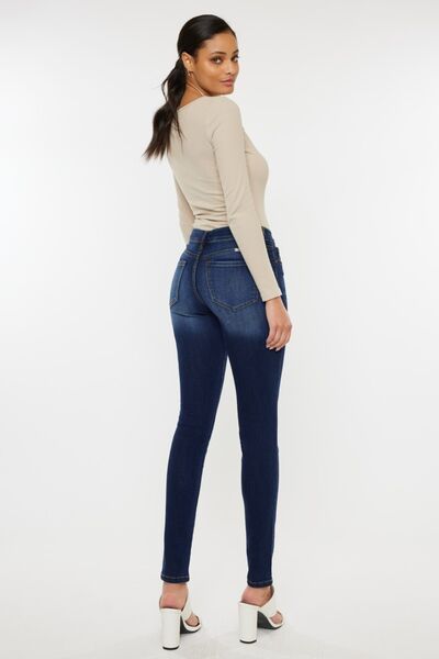 Kancan Mid Rise Gradient Skinny Jeans king-general-store-5710.myshopify.com