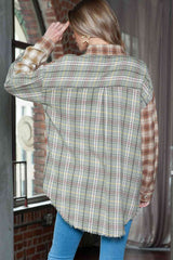 Plaid Collared Neck Long Sleeve Shirt king-general-store-5710.myshopify.com