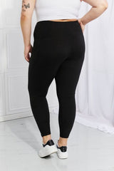 Leggings Depot Full Size Strengthen and Lengthen Reflective Dot Active Leggings king-general-store-5710.myshopify.com