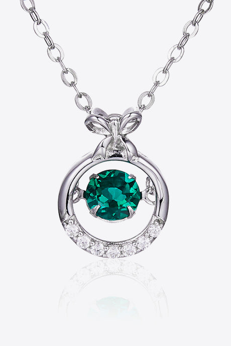 Lab-Grown Emerald Pendant Necklace king-general-store-5710.myshopify.com