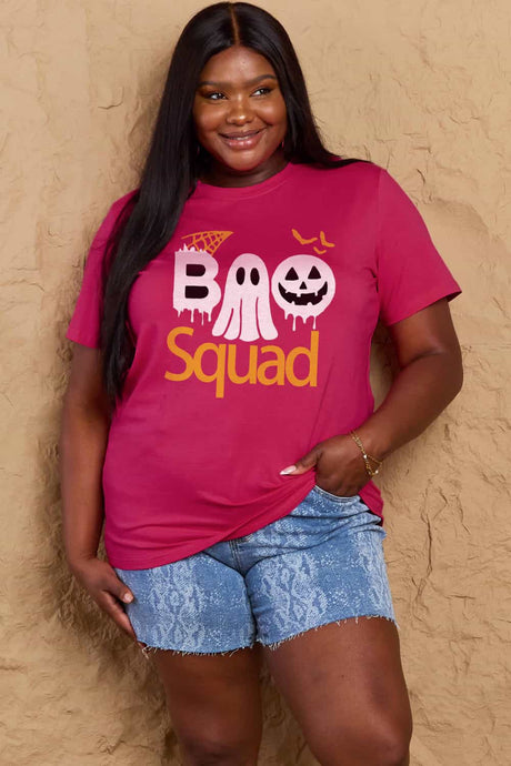 Simply Love Full Size BOO SQUAD Graphic Cotton T-Shirt king-general-store-5710.myshopify.com