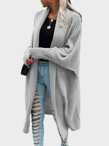 Open Front Long Sleeve Cardigan king-general-store-5710.myshopify.com