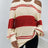 Color Block Striped Cold Shoulder Sweater king-general-store-5710.myshopify.com