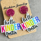 HELLO SECOND GRADE Acrylic Dangle Earrings king-general-store-5710.myshopify.com