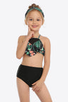 Botanical Print Ruffled Two-Piece Swim Set king-general-store-5710.myshopify.com