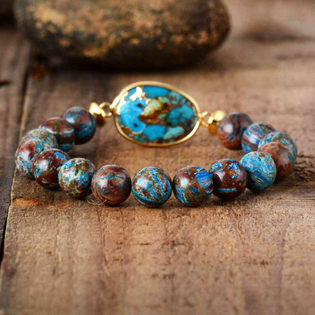 Natural Stone Beaded Bracelet king-general-store-5710.myshopify.com