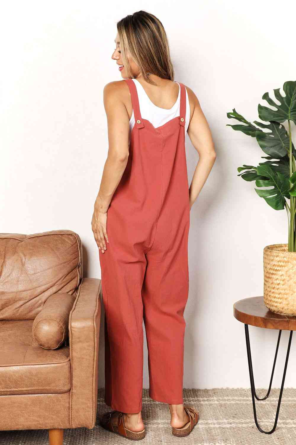 Double Take Wide Leg Overalls with Front Pockets king-general-store-5710.myshopify.com