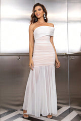 One-Shoulder Ruched Maxi Dress king-general-store-5710.myshopify.com