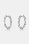 Inlaid Zircon 925 Sterling Silver Huggie Earrings king-general-store-5710.myshopify.com