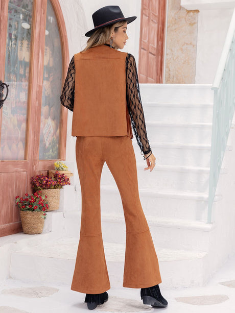 Fringe Vest and Flare Pants Set king-general-store-5710.myshopify.com