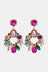 Zinc Alloy Frame Glass Stone Dangle Earrings king-general-store-5710.myshopify.com