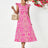 Floral V-Neck Cap Sleeve Dress king-general-store-5710.myshopify.com