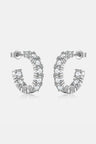 Inlaid Zircon C-Hoop Earrings king-general-store-5710.myshopify.com