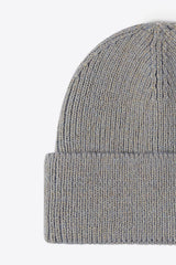 Letter N Patch Cuffed Knit Beanie king-general-store-5710.myshopify.com