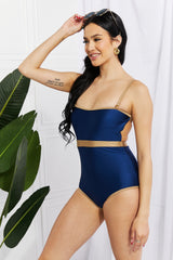 Marina West Swim Wave Break Contrast Trim One-Piece king-general-store-5710.myshopify.com