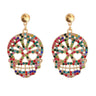 Skull Rhinestone Alloy Earrings king-general-store-5710.myshopify.com