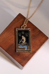 Tarot Card Pendant Stainless Steel Necklace king-general-store-5710.myshopify.com