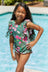 Marina West Swim Bring Me Flowers V-Neck One Piece Swimsuit In Sage king-general-store-5710.myshopify.com