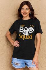 Simply Love Full Size BOO SQUAD Graphic Cotton T-Shirt king-general-store-5710.myshopify.com