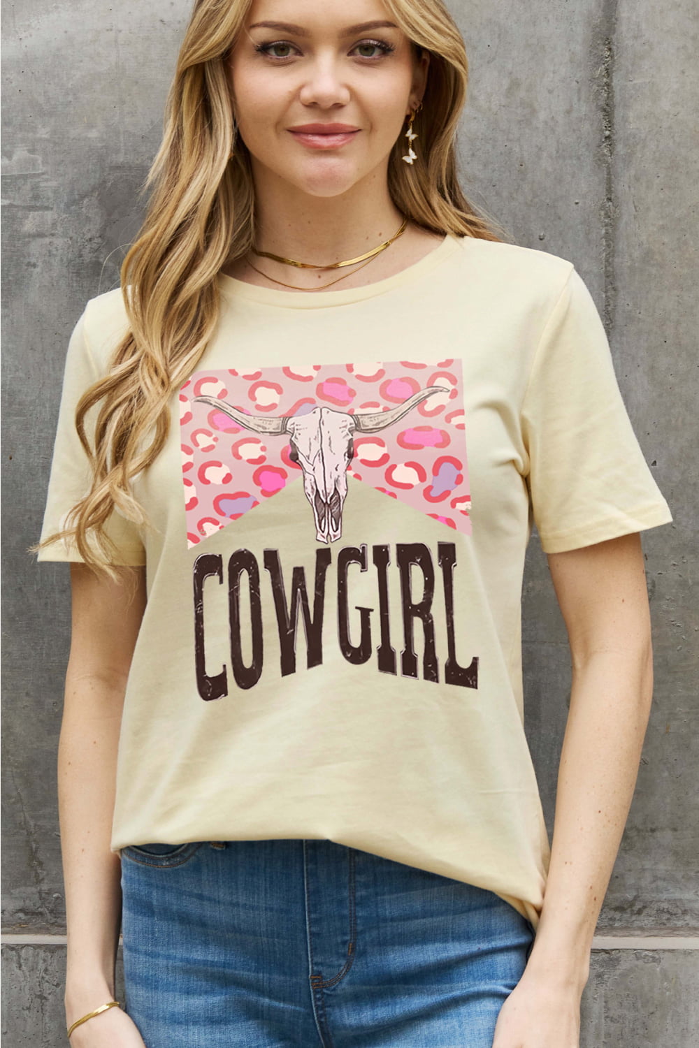 Simply Love Full Size COWGIRL Graphic Cotton Tee king-general-store-5710.myshopify.com