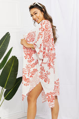 Floral Side Slit Cover Up king-general-store-5710.myshopify.com