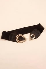 Ribbed Alloy Buckle Elastic Belt king-general-store-5710.myshopify.com