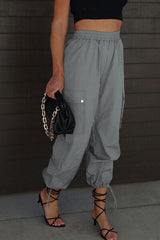 Drawstring Elastic Waist Pants with Pockets king-general-store-5710.myshopify.com