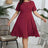 Plus Size Round Neck Openwork Dress king-general-store-5710.myshopify.com