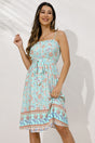 Bohemian Belted Frill Trim Spaghetti Strap Dress king-general-store-5710.myshopify.com