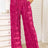 Double Take Full Size High Waist Tiered Shirring Velvet Wide Leg Pants king-general-store-5710.myshopify.com
