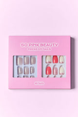 SO PINK BEAUTY Press On Nails 2 Packs king-general-store-5710.myshopify.com