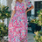 Multicolored V-Neck Maxi Dress king-general-store-5710.myshopify.com