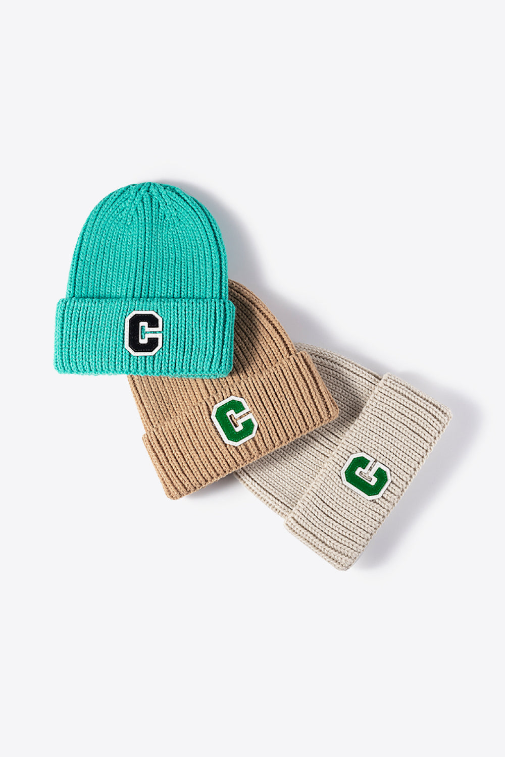 Letter C Patch Cuffed Beanie king-general-store-5710.myshopify.com