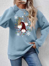 Faceless Gnomes Graphic Drop Shoulder Sweatshirt king-general-store-5710.myshopify.com