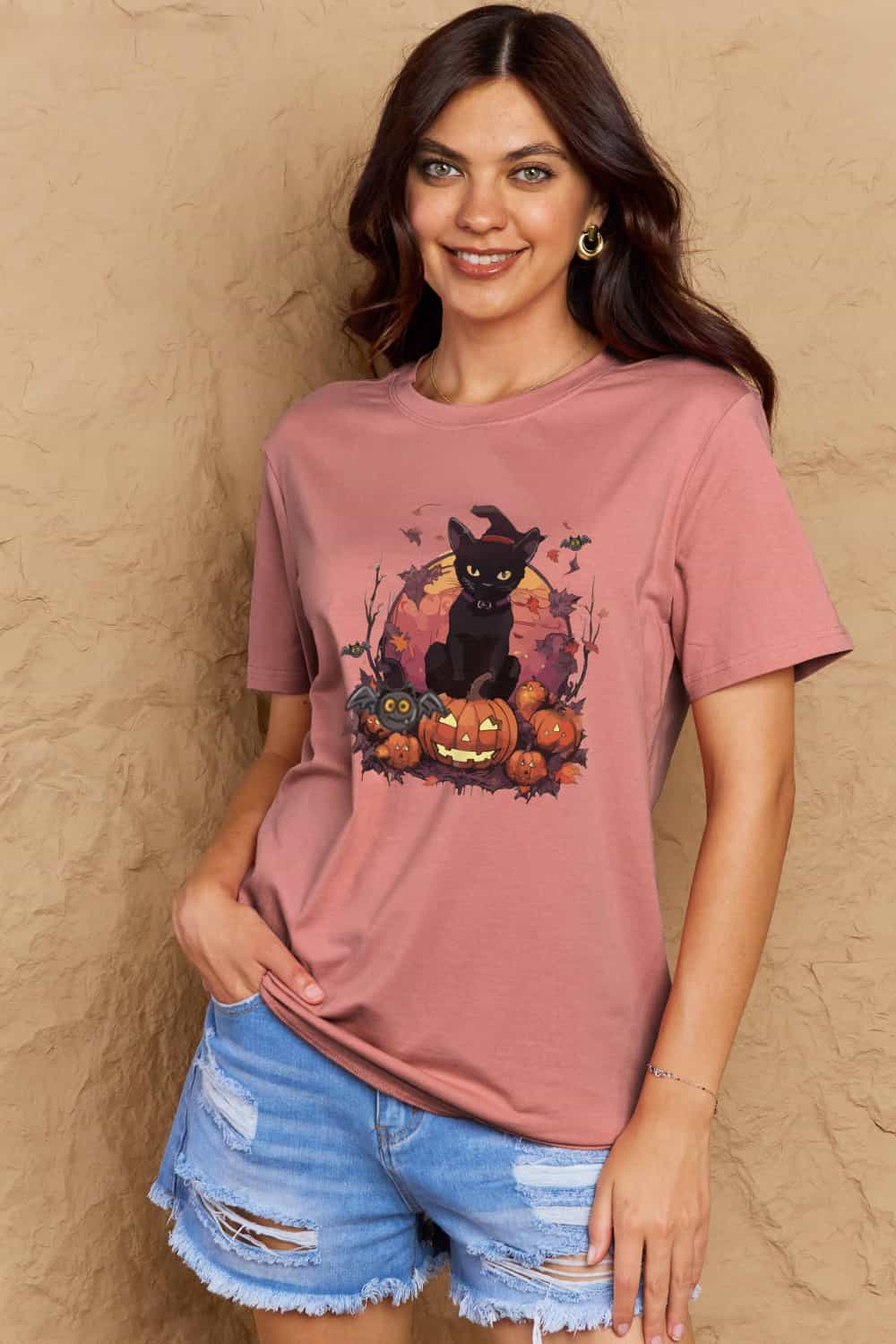 Simply Love Full Size Halloween Theme Graphic T-Shirt king-general-store-5710.myshopify.com