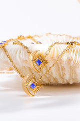 Moon & Star Shape Zircon Pendant Necklace king-general-store-5710.myshopify.com