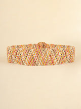 Multicolored Wide Belt king-general-store-5710.myshopify.com