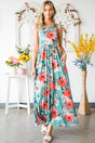 Floral Sleeveless Maxi Dress with Pockets king-general-store-5710.myshopify.com