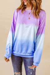 Tie-Dye Drop Shoulder Round Neck Sweatshirt king-general-store-5710.myshopify.com