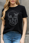 Simply Love Simply Love Skull Butterfly Graphic Cotton T-Shirt king-general-store-5710.myshopify.com