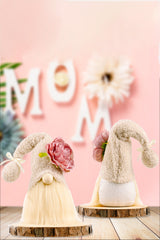 Mother's Day Flower Decor Pom-Pom Trim Faceless Gnome king-general-store-5710.myshopify.com