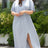 Plus Size Round Neck Split Flutter Sleeve Maxi Dress king-general-store-5710.myshopify.com
