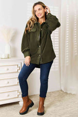 Heimish Cozy Girl Full Size Button Down Shacket king-general-store-5710.myshopify.com