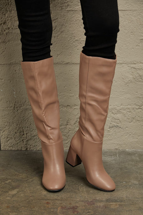 East Lion Corp Block Heel Knee High Boots king-general-store-5710.myshopify.com